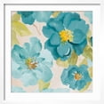 thumbnail image 2 of Art.com Teal Floral Delicate I Art Print by Lanie Loreth, White Frame Wall Art, 21" x 21", 2 of 5