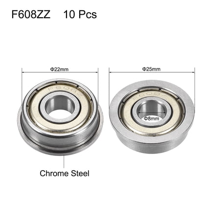Фланцевый подшипник f608zz