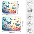 thumbnail image 2 of Ryvnso Beautiful Butterflies Paint Dish Drying Mat for Kitchen Countertop 16x18 Small Dish Pad Drainer Rack Dish Sink Mats, 2 of 7