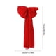 thumbnail image 3 of Decoración de lazo de terciopelo para árbol de Navidad 75cm | Adorno de cinta de felpa roja de gran tamaño | Decoración de pared para ventana colgante | Pliegue de memoria que no se desvanece, 3 of 6