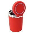 thumbnail image 5 of BUYISI Multifunctional Portable Car Ash Tray Cup Holder With Lid And Led Light Red, 5 of 5