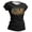 #315 Black, variant on Felirenzacia Women's 4 of July Graphic T Shirt Basic Printed Round Neck Short Sleeves Tailored Tee Top Wine,L