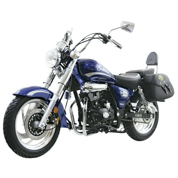 MOTOCICETA DINAMO CLASICA CUSTOM 150 CC AZUL