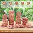 thumbnail image 3 of Ikoopy 100Pcs Floral Shape Cedar Block Set for Clothes Storage Aromatic Scent Cedar Ring for Wardrobe Drawer Suitcase Shoe Cabinet, 3 of 13