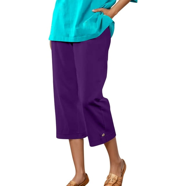 Icvfdpl Pantalons Amples pour Femmes, Shorts Chino Usage Quotidien Design Mi-Long Polyvalent Pantalons Extérieurs, L
