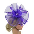 thumbnail image 4 of Elegante boda, diadema nuial, diadema para fiesta de Charleston Púrpura Zulema Diadema de mujer fascinante, 4 of 7
