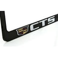 thumbnail image 3 of Cadillac CTS Zinc License Plate Frame with Glossy Black Finish (2 hole), 3 of 3