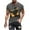 Dark Gray, variant on Mens Shirts Halloween Ghost Pumpkin T-shirt Short Sleeved Printed Round Neck Blouses Army Green M T-shirts for Men