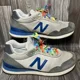 thumbnail image 1 of New Balance Mens 515 V3 ML515VP3 White Casual Shoes Sneakers Size 8D, 1 of 6