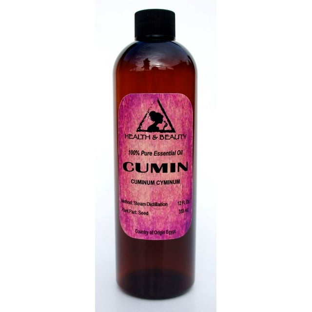 Huile Essentielle de Cumin Aromathérapie Naturelle 100 % pure 12 oz