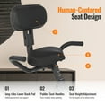 thumbnail image 6 of Naipo 3 in 1 Exercise Bike Quiet Folding Magnetic Stationary Exercise Bikes with Arm Resistance Bands Home Workout Use, 6 of 14