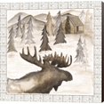 thumbnail image 1 of Great Art Now Moose w/ Border by Cindy Shamp, Canvas Wall Art, 24W x 24H, 1 of 2
