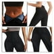 thumbnail image 4 of Pantalones De Sauna Para Mujer, Pantalones De Yoga Ajustables Con Cintura Elástica, Pantalones De Chándal Moldeadores De Cuerpo Con Triple Botonadura Monstrate AP007903-03, 4 of 6