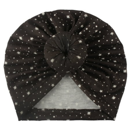 

nsendm Baby Toddler Hat Kids Boy Star Accessories Print Girl Headwear Knotted Kids Hat Kids Hunting Hats Hat Black One Size