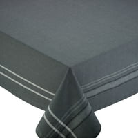 Design Imports Gray French Chambray Tablecloth 60 x 84" by Design Imports