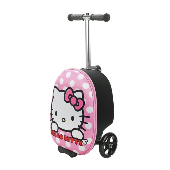 Hello Kitty Kid's 2-in-1 18" Suitcase and Scooter Luggage