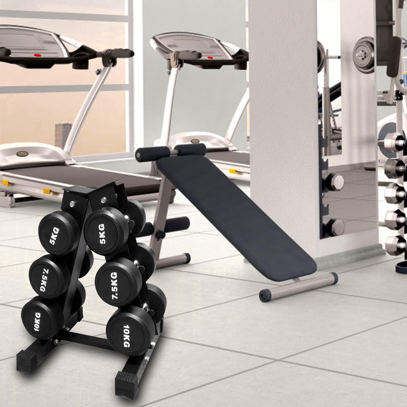 Axioma Dumbbell Rack Stand Only Storage Holds 6 Dumbbells for Accessories Floor Storage