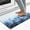 Blue Gold, variant on Anti Fatigue Kitchen Mat for Floor Set of 2 White and Black Marble Comfort Mats Cushioned Non Slip Waterproof Kitchen Rugs Standing Kitchen Mats for Floor House Sink Office