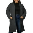 thumbnail image 4 of Panda Uniform by HeedFit Unisex 40" Lab Coat, 5XL, Charcoal, 4 of 7