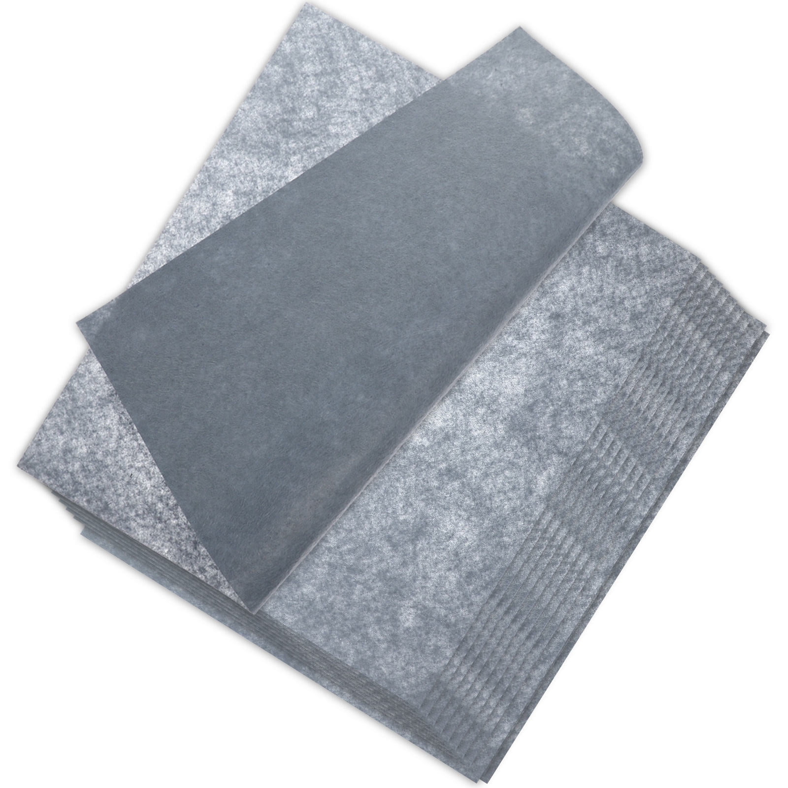 CIMAXIC 20 Sheets Felt Sheets Wool Chemical Fiber Grey Rectangle for Diy and Crafting Use