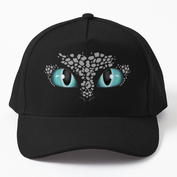 Light Dragon Eyes Fury Baseball Cap, Fantasy Hat Style