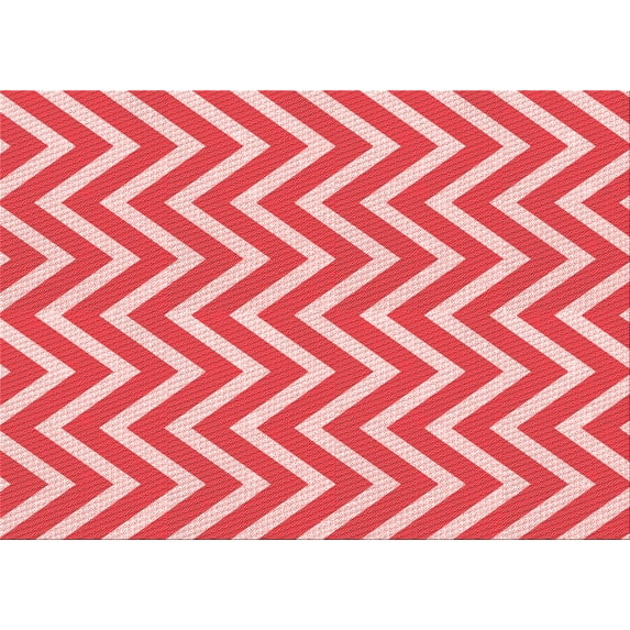 Ahgly Company Indoor Rectangle Patterned Pastel Pink Area Rugs, 6' x 9'