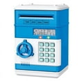 thumbnail image 1 of Alcancía Electrónica Automática, Mini Caja de Seguridad para Monedas, Caja de Ahorros, Contraseña, Cerradura con Llave, Cajero Automático, Regalo para Niños, Color Azul, 1 of 5