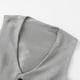 thumbnail image 5 of Conjunto de camisa de manga larga con cuello vuelto para niños, color liso, para banquetes y fiestas, con cuello vuelto y pantalones de traje, conjunto de tres piezas para niños, poliéster., 5 of 8