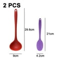 thumbnail image 2 of Los utensilios de cocina fijaron, utensilios de cocina del silicón de 2 piezas, utensilios de cocina antiadherentes amistosos y resistentes al calor, 2 of 5