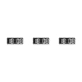thumbnail image 4 of Reloj digital LED Inteprter Pantalla de fecha Reemplazo rectangular Función de repetición de 2 modos, 4 of 6