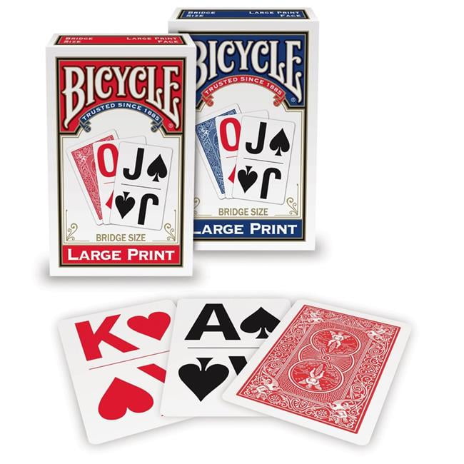 Marinoff Large Print Playing Cards SHIPS NEXT DAY! Poker size Cards 