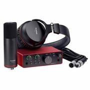 Focusrite Scarlett Solo Studio 4th Gen 2-in 2-out USB Audio Interface with Boom Stand & Pop Filter Package