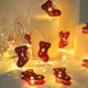 thumbnail image 1 of Cadena de luces LED de hierro para Navidad, diseño de árbol de Navidad, muñeco de nieve, Papá Noel, luces a batería, USB, 1 of 6