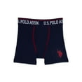 thumbnail image 3 of U.S. Polo Assn. Boys Cotton Tagless Underwear Boxer Briefs, 5- Pack, Sizes (S-XXL), 3 of 7