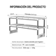 thumbnail image 2 of Retráctil Y Ajustable Organizador De Estante De Cocina Belug Blanco, 2 of 5
