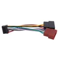 thumbnail image 4 of Radio Harness Connector Adapter, Heat Resistant Pre Stripped ABS Plastic Molded Standard Easy Installation ISO Wiring Harness Plug  for CD Player, 4 of 7