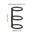 thumbnail image 2 of Unique Bargains Metal Binder Rings, Detachable, Black, 4 Count, 4 Pack, 2 of 6