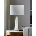 thumbnail image 2 of Mark&Day Table Lamps, Sanaz Traditional Cream Bedside Table Lamp for Nightstand Bedroom, Living Room or Office (26" H x 14" W x 14" D), 2 of 5