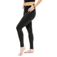 thumbnail image 6 of DEVOPS 2 Pack Women's High Waisted Ultra Soft Basic Leggings, 6 of 7