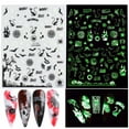 thumbnail image 1 of Halloween Nail Art Decals Designs, 3D Self Adhesive Nail Sticker, Halloween Pump, 1 of 5