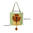 thumbnail image 4 of Bolsa para Mascotas Bling Bling Lona de Mano Forma de León Tamaño 15,74 x 13,77 x 3,93 pulgadas, 4 of 12