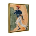 thumbnail image 3 of Stupell Industries Baseball Player Sports Painting Sports Painting Gold Floater Framed Art Print Wall Art, 3 of 6