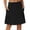 Black, variant on Athletic Skirt with Pockets High Waisted Tennis Skort Golf Skirt Side Slit Activewear