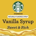 Starbucks Naturally Flavored Vanilla Coffee Syrup, 12.7 fl oz