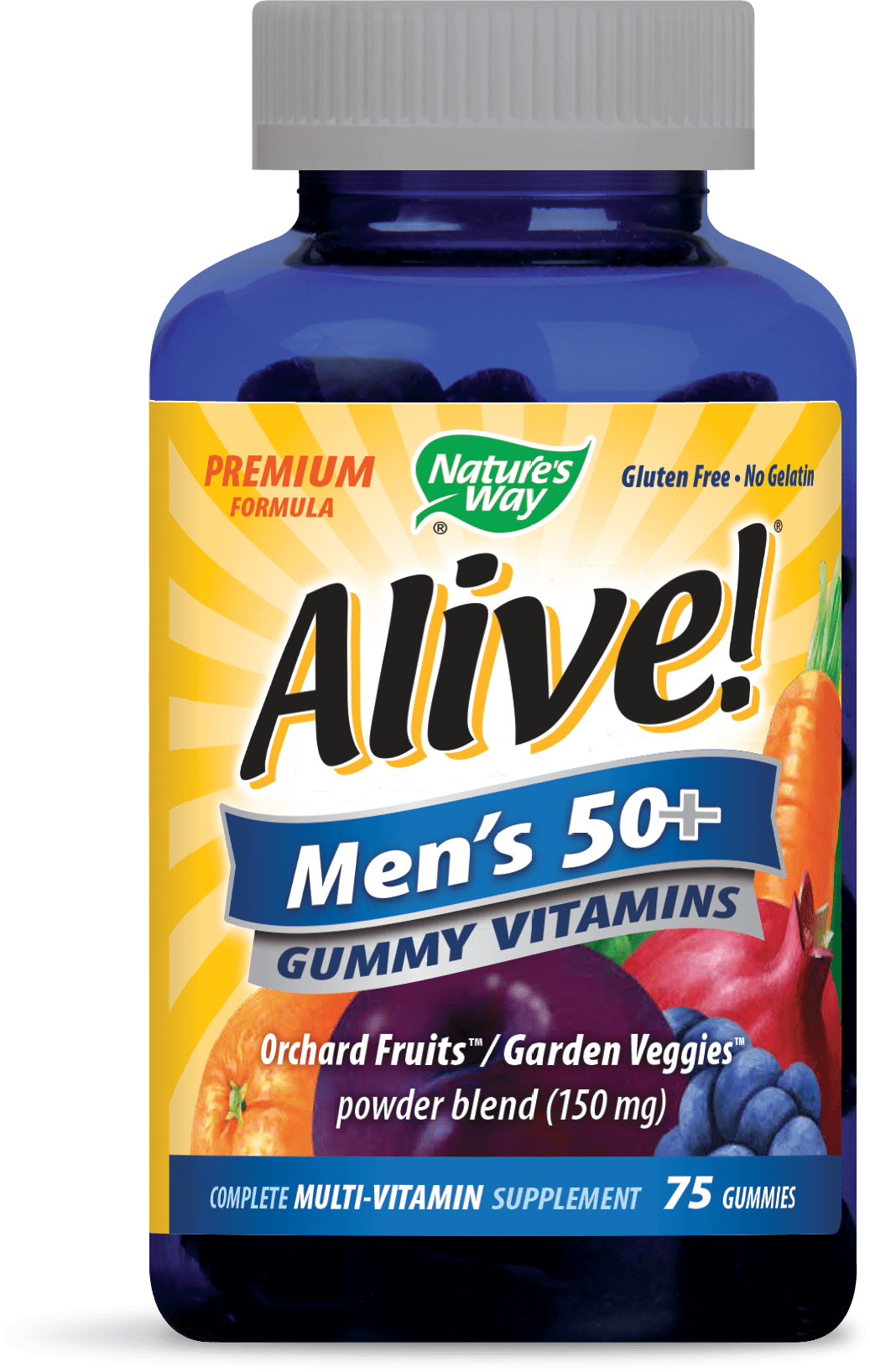 Alive Men s 50 Premium Gummy Multivitamin 75 Gummies Walmart alive-men-s-50-premium-gummy-multivitamin-75-gummies-walmart