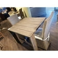 thumbnail image 4 of Padma's Plantation Ralph Wood 39" Square Patio Dining Table in Natural, 4 of 8