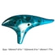 thumbnail image 3 of Ocarinas Naturales Ocarina profesional de 12 agujeros, entonación estable, tono Alto C, Ocarinas ahumadas, 3 of 5