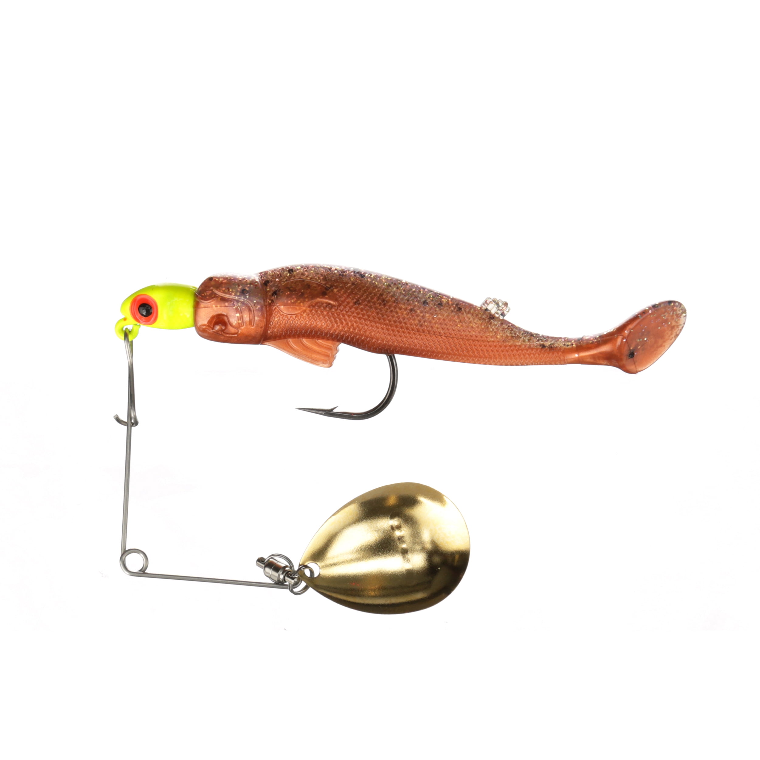 Bomber Drumbeater Fishing Lure Saltwater Spinnerbait Chartreuse New