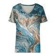 thumbnail image 3 of Blusa informal de manga corta con cuello redondo para mujer con estampado del día de San Valentín OAVQHLG3B Store  lin121212, 3 of 3