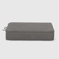 thumbnail image 5 of WestinTrends Solace Outdoor Patio Furniture Seat Chair Square Cushions with Piping. Set of 2, 20" x 19", Grey, 5 of 8